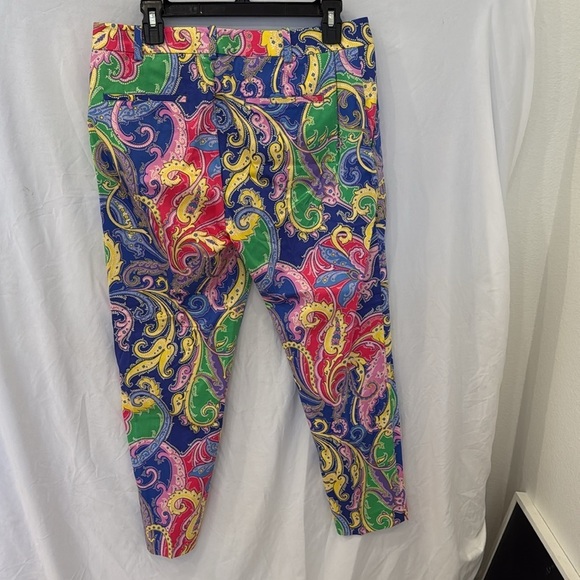Ralph Lauren Women Paisley Print golf Pants  Size 8 NWT - Picture 5 of 5